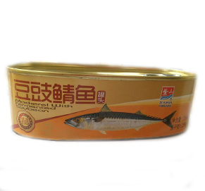 canned mackerel with black bean 184G