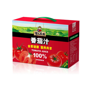 Tomato juice box