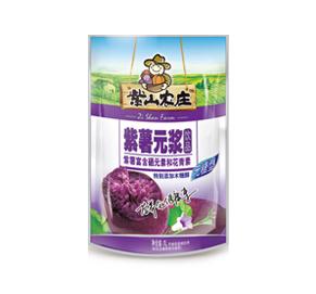 Purple potato yuan pulp